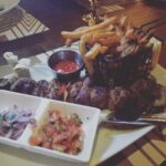 Tanushree Dutta Instagram - Nyc restaurant week!! Dining out with friends in Soho #juicysteak #troufflefries #mediterraneanfood #worldcuisinesnyc