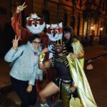 Tanushree Dutta Instagram – Awesome New Yorkers!!…Halloween parade 9th street Manhattan…..