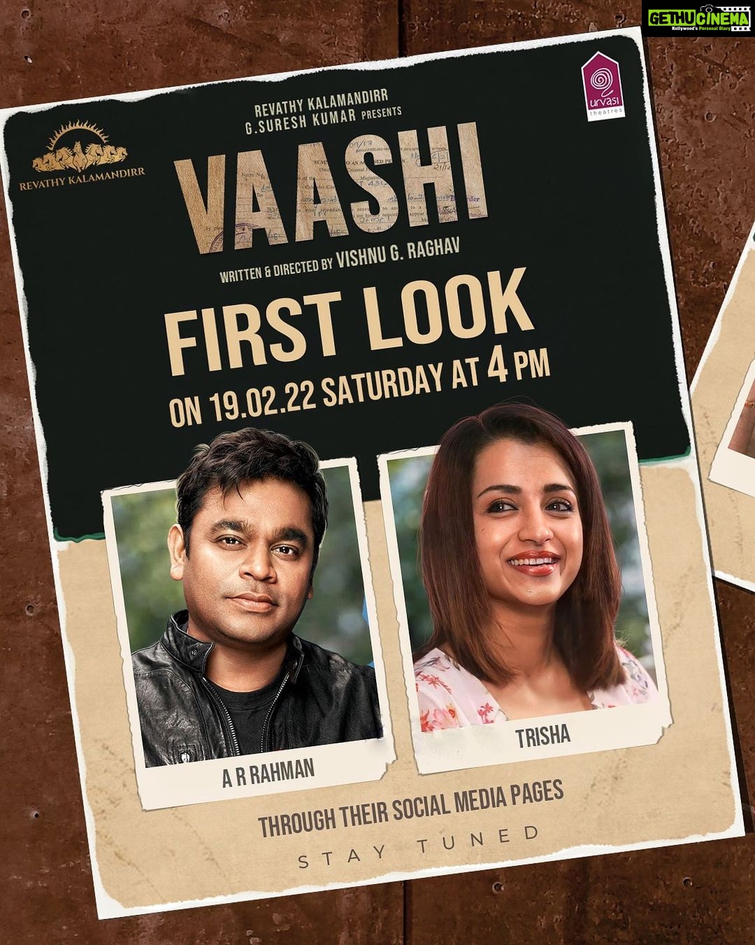 Tovino Thomas Instagram - @arrahman @trishakrishnan