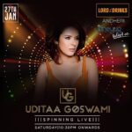 Udita Goswami Instagram - This Saturday, #lordofthedrinks, Andheri. See ya all! Let’s dance the night away, to my tunes! 💋🤘🏼🍻 #bollywoodnight #rocknrollbaby #djlife Goa, India