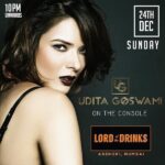 Udita Goswami Instagram – Let’s do some banging stuff on the 24th! My night! You are all welcome! 🎄💃🕺🏼😘 #xmaseve #bringitwithme #bollywoodnight #lordofthedrinks #andheriwest #rocknrollbaby🤘ps- you inspire me @nucleya. You are another level shit! #djlife