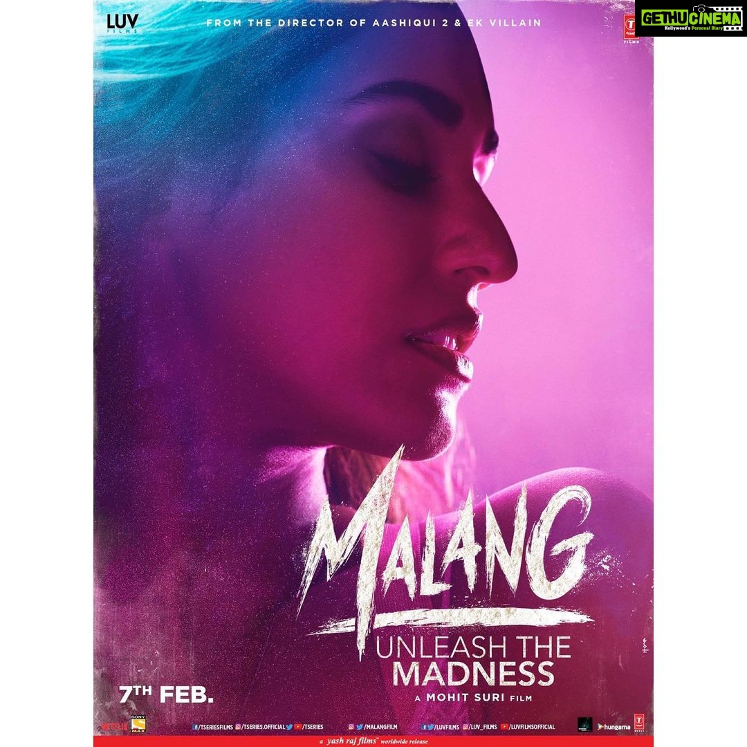 Udita Goswami Instagram - In love...living life from one high to another. #MalangFirstLook @dishapatani Trailer unveils on 6th Jan!