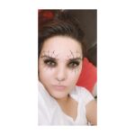 Udita Goswami Instagram - When you are this bored! 😛 Love the goth filter though.