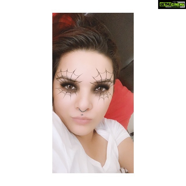 Udita Goswami Instagram - When you are this bored! 😛 Love the goth filter though.