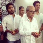 Vaibhav Reddy Instagram – Blessed by the legendary director KB sir :)))