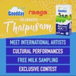 Vaibhav Reddy Instagram - Dear Malaysia! We are happy to attend & experience Thaipusam at Batu Caves for the first time. Thanks to Goodday Milk for sponsoring the event along with Raaga. Come meet us at their Cultural Event tonight, which is starting at 8pm! For more details visit https://raaga.my/