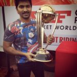 Vaibhav Reddy Instagram – With namma World Cup 😍