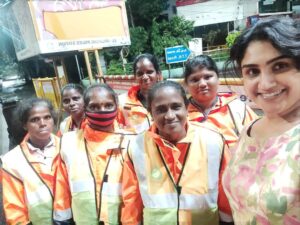 Vanitha Vijayakumar Instagram - The real #singapengal of #TamilNadu #Chennai at 4 am. #Bigil @actorvijay @ikamalhaasan @rajinikanth @BJP4TamilNadu @PMOIndia @EPSTamilNadu @mkstalin #betibachao