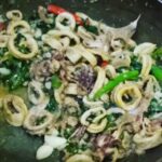 Vanitha Vijayakumar Instagram - #seafood #biryanilovers #biryani #food #seafoodbiryani #crab #squid #fish #vanithavijaykumar