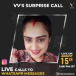 Vanitha Vijayakumar Instagram - Meet me live tomorrow at 9pm on Instagram