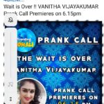 Vanitha Vijayakumar Instagram –