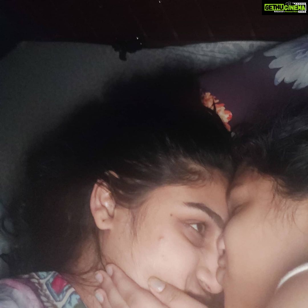 Vanitha Vijayakumar Instagram - My bomme she calls me...my baby my life is wonderful