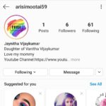 Vanitha Vijayakumar Instagram - Arisimootai is on insta