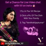 Vanitha Vijayakumar Instagram – Tag @vanithavijaykumar and post pic…win a chance to go on a live video call with me on insta with public interaction
