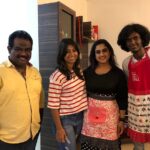 Vanitha Vijayakumar Instagram – Working stills #vanithavijayakumararmy 
#vanithavijaykumarchannel #cookuwithcomali