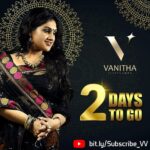 Vanitha Vijayakumar Instagram - 2 days to go guys...waiting to c u on YouTube...#vanithavijaykumarchannel #cookwithcomali #cookuwithcomali @actorvijaykumar_family @vijaytelevision @manjulavijaykumar_daughters @trendloud