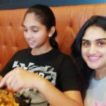 Vanitha Vijayakumar Instagram - Dinner at #kobesizzlers and #darbar