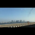 Vanitha Vijayakumar Instagram - #tamilponnu driving in #mumbai ...wow what a scenic drive #sealinkmumbai ... enjoyed driving my pattani #maruthiespresso ... yippeeee