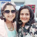 Vanitha Vijayakumar Instagram - #friendsforever #friendship #sisterlove Kamaraj Domestic Airport, Chennai