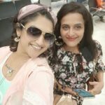 Vanitha Vijayakumar Instagram - #friendsforever #friendship #sisterlove Kamaraj Domestic Airport, Chennai