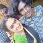 Vanitha Vijayakumar Instagram - Shooting with my favorite brother my thambi @bjbala_kpy ... Pondicherry