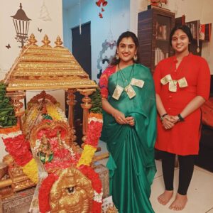 Vanitha Vijayakumar Instagram - Sri lakshmi kuberan pooja
Blessings to all