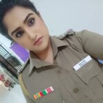 Vanitha Vijayakumar Instagram - #koduran #shootlife #newfilm #police