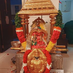 Vanitha Vijayakumar Instagram - Sri lakshmi kuberan pooja
Blessings to all