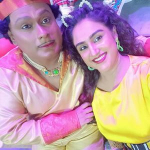 Vanitha Vijayakumar Instagram - @suresh.chakravarthy #bbjodigal @vijaytelevision