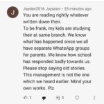 Vanitha Vijayakumar Instagram - A viewer and parent of psbb school commented on my speech about psbb issue video... seeing my reply couldn't even face the reality deleted their initial comment and the thread is missing in my channel.. shameful that we don't stand up for ourselves as much as we should..watch full video in my channel...https://youtu.be/EBugVfVfb2o