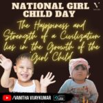 Vanitha Vijayakumar Instagram - #girlchildday #savegirlchild #womenempowerment #women