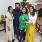 Varalaxmi Sarathkumar Instagram - #NewYearsEve2021 thank you @radikaasarathkumar for the amazingggg lunch yesterday and @rayanemithun for the yummy dessert... Felt good to be back as a family with dad recovered @r_sarath_kumar ..we all have had a very difficult year but im sure this year will awesom for everyone.. by the end of this year I still feel blessed that we have all survived..and we have each other to fall back on..in the end thats what matters.. you need to have good people with you.. who are there for you and belive in you..always remember to believe in yourself..cheers to 2021..im sure its gonna kick 2020's butt...heheh #happynewyear2021 @ramkumar_sudarshan @poojasarathkumar @kala_kandasamy @aiswarya.sudharson @vandana.rangarajan @manjunath_s