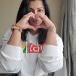 Varalaxmi Sarathkumar Instagram - #happyinternationalprideday🏳️‍🌈💛 Love is blind..Love whoever you want.. Let's Love ourselves..and Love everyone else around us.. Spread the love.. #latergram