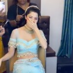 Vedhika Instagram – 🐝 Bee-hind the scenes 🤪 this is what happens when u spend almost 3 hours getting ready from 5 30am 🤓 @makeupbymahendra7 @neeraja.kona @hairmakeupjosephinec #Satya #Bts #behindthescenes