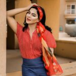 Veena Malik Instagram - #polkadots always my #favorite #colorful #loveforever @mateenshahphotography @tahseenkhanoffical #makeup #styleicon