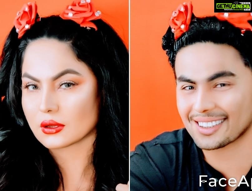 Veena Malik Instagram - this app is so coolðŸ˜ðŸ˜‚ðŸ˜ðŸ˜‚😂😂😂😂😂 #😂😂😂😂😂😂😂😂😂😂😂😂😂😂😂😂😂😂😂😂😂😂😂😂😂😂😂😂😂😂😂😂😂😂 #faceapp i love num3 and 5ðŸ˜ðŸ˜ðŸ˜ðŸ˜