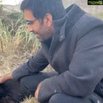 Veena Malik Instagram - My Brother with His GSD’s #❤️🤩♥️🥰🔥 #veenamalik