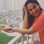 Veena Malik Instagram - #Repost @lifestylepak • • • • • • When it rains 🌧 #VeenaMalik #KarachiRain Karachi, Pakistan