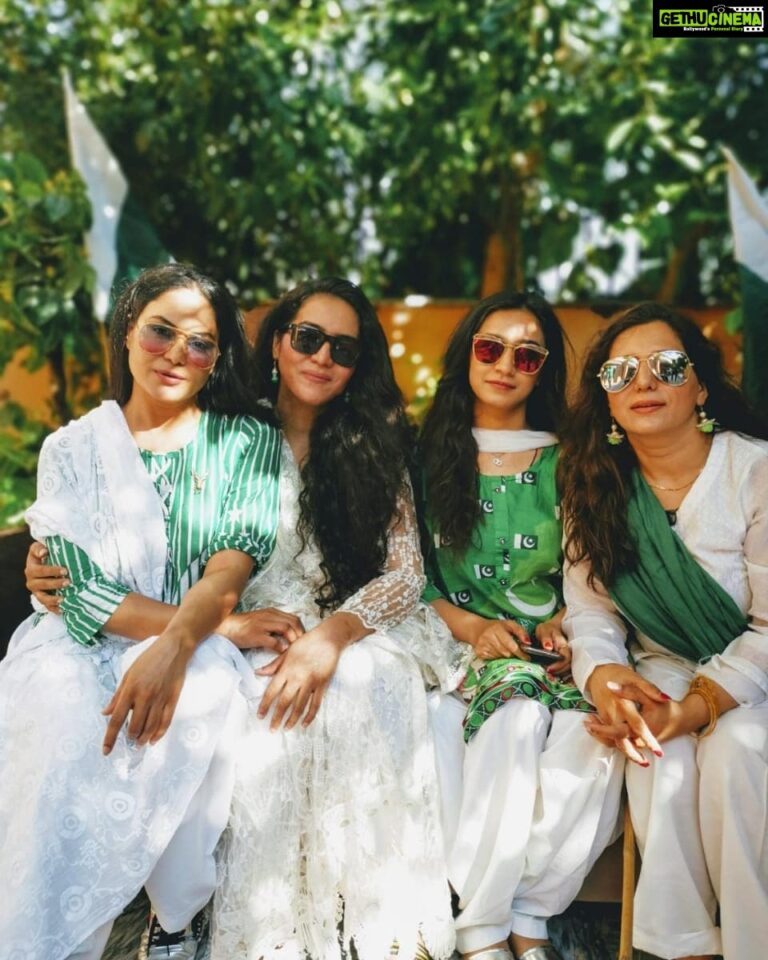 Veena Malik Instagram - Sisters don’t need words. They have perfected their own secret language of smiles, sniffs, sighs, gasps, winks and eye rolls.” #VeenaMalik Karachi, Pakistan