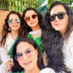 Veena Malik Instagram - Sisters don’t need words. They have perfected their own secret language of smiles, sniffs, sighs, gasps, winks and eye rolls.” #VeenaMalik Karachi, Pakistan