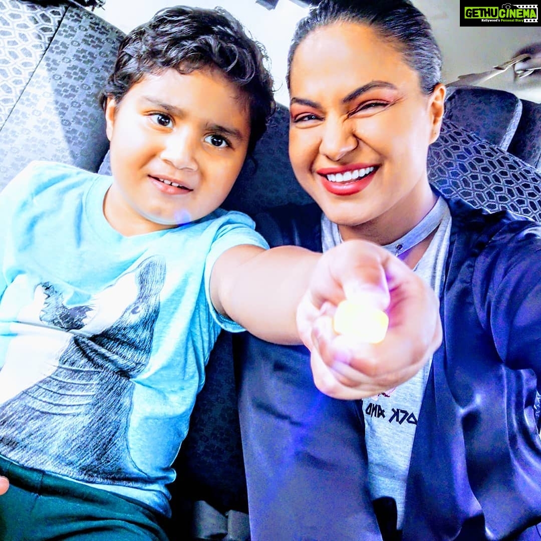 Veena Malik Instagram - Motherhood is a million little moments that God weaves together with Grace. Redemption,laughter,tears and most of all LOVE. #VeenaMalik #VeenaMalikKids