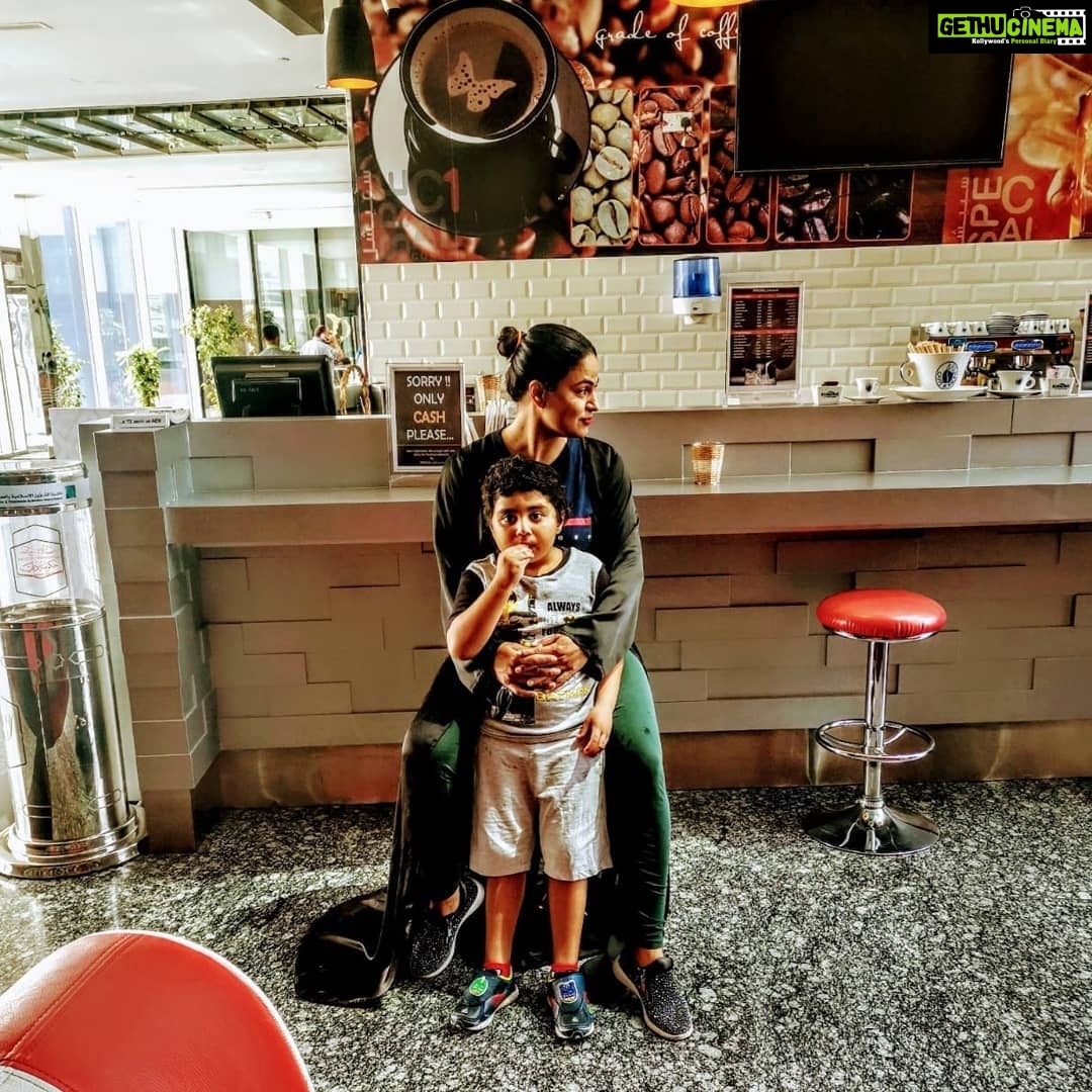 Veena Malik Instagram - Motherhood is messy, and challenging, and crazy, and sleepless, and giving, and still unbelievably beautiful. #VeenaMalik #VeenaMalikKids