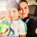 Veena Malik Instagram – “The best way to make children good is to make them happy.” #VeenaMalik #Abram #VeenaMalikKids
