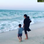 Veena Malik Instagram - #havingfun #familytime❤️ #mykids #AbramKhan #AmalKhan #Beachtime #Sunset #ajmanbeach #Dubai🇦🇪🇵🇰 🏝💃🕺🤳❤️ Ajman Corniche, Ajman