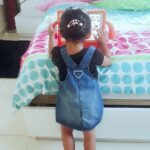 Veena Malik Instagram - Ammal' s First Ponytail.... #suchacuteone #Beautifulpeople