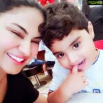 Veena Malik Instagram – #MashaAllah #AbramKhan @iabramkhan #motherson #bestfriends #dubai❤️