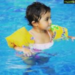Veena Malik Instagram - Amal Loves Swimming.... #adorable #amalisacutie #sodelightful #swimming
