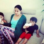 Veena Malik Instagram - This is so satisfying.... #hungrybabies #lovelykids