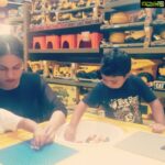 Veena Malik Instagram - #meandmykids #buildingwithblocks #toobusytotalk #havingfun🎉🎉🎉 #mydarling #enjoyinglife @iamalasadkhan @iabramkhan @asadbashirr #blessedfamily #dubai❤️ 🇦🇪🇵🇰👨‍👩‍👧‍👦💞❤💋😘🌙