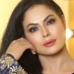 Veena Malik Instagram - #mondayblues💙💙 #Shooting #Fashion #Glamworld #Lights #Camera #veenamalik Wardrobe @r.i.abyanzeelaimtiaz Make up @zarassalonofficial 📸@mateenshahphotography